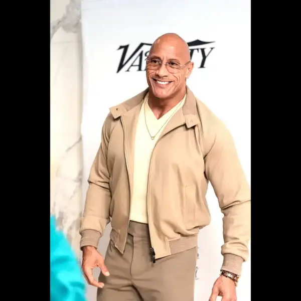 Dwayne Johnson, honoree of the Variety Creative Impact in Acting Award for “The Smashing Machine” during the Palm Springs International Film Festival in Palm Springs, Calif., Sunday, Jan. 4, 2025.