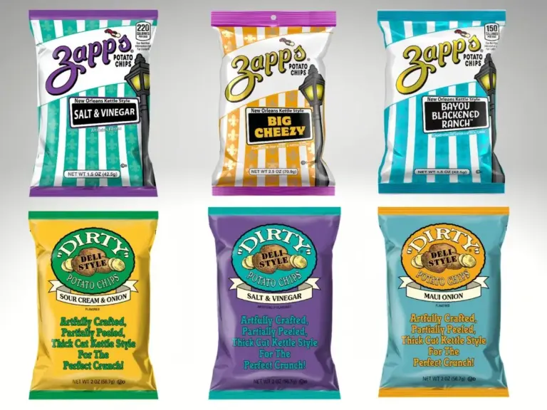 Image of Zapp's and Dirty potato chip bags that are part of the potato chip recall