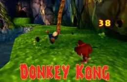 Donkey Kong goes exploring in Donkey Kong 64, which was added to Nintendo Switch Online