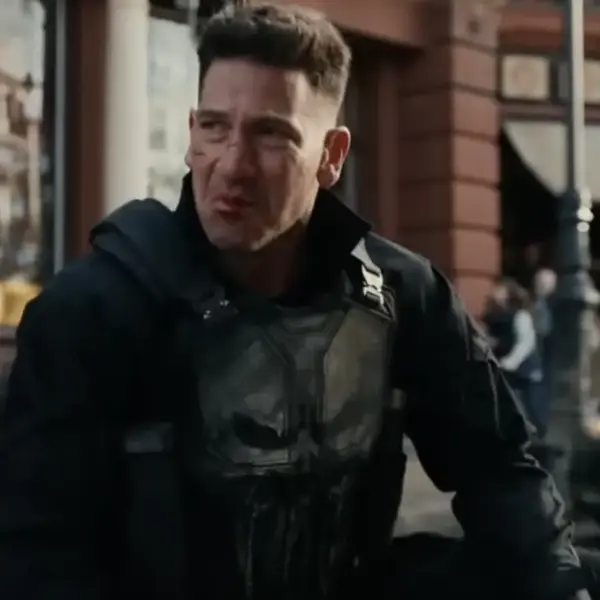 "Spider-Man: Brand New Day" The Punisher about to utter a curse word after being kicked out of his van by Spider-Man
