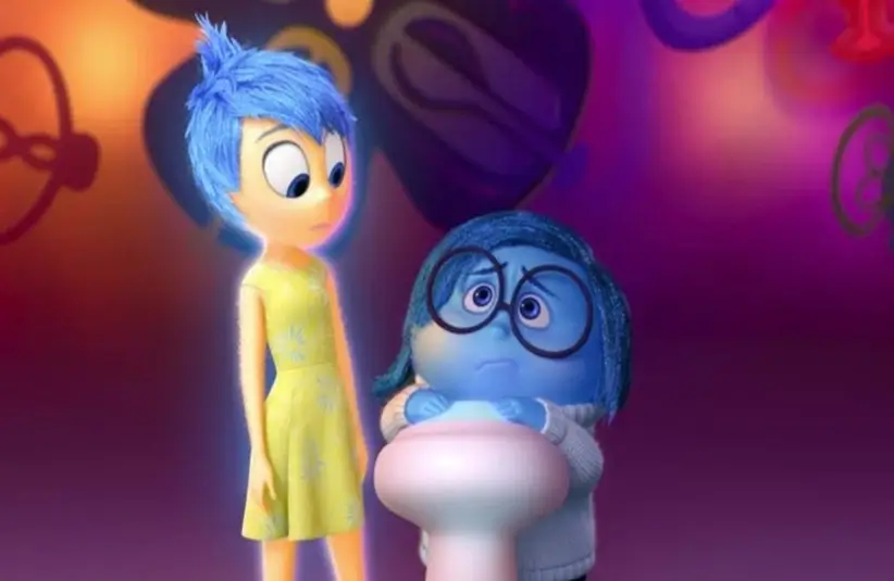 Joy and Sadness in Inside Out, a great fantasy movie