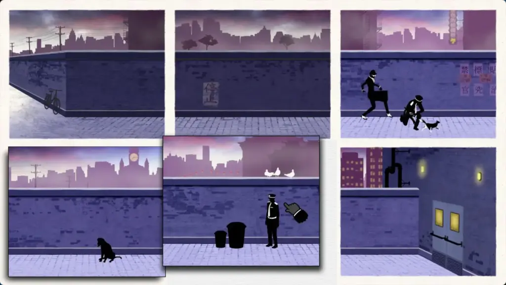 Screenshot from FRAMED Collection, Point-and-click, Platform, Puzzle, Adventure, GOG