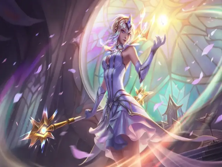 The Elementalist Lux skin for Teamfight Tactics Set 18
