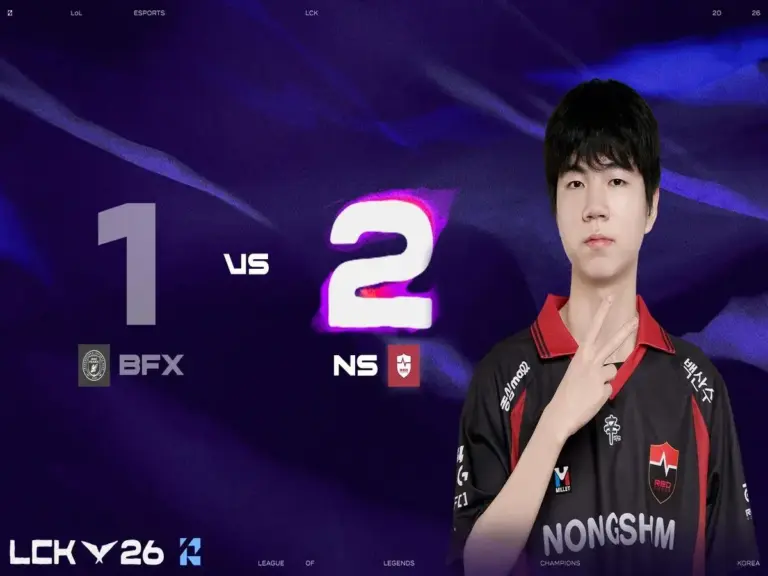 Nongshim Redforce denied FearX first seed with a win in the final LCK Regular Season match
