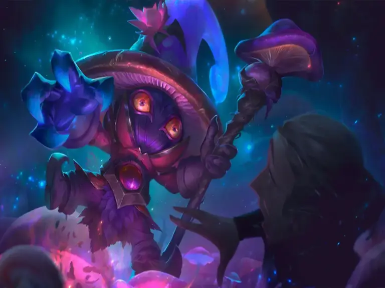 Elderwood Veigar Skin used in Teamfight Tactics Set 18