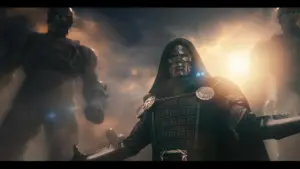 Dr. Doom raising the Sentinels in a special look of Avengers: Doomsday