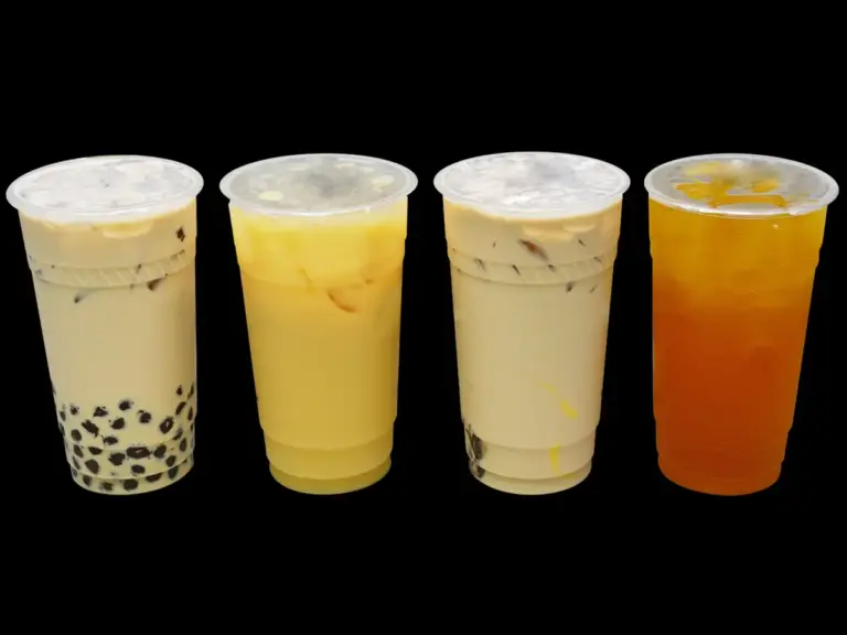 An assortment of boba tea