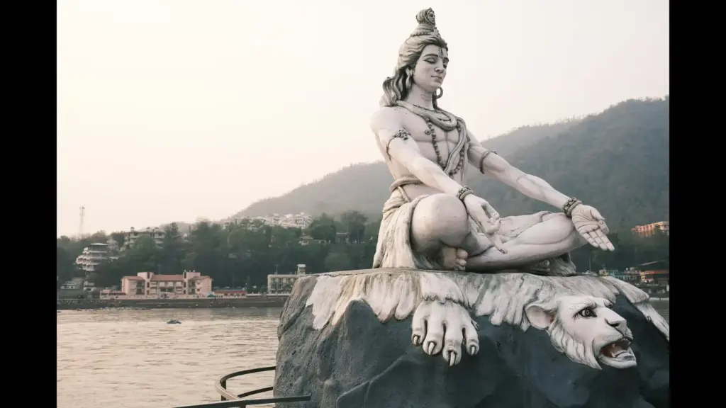 Statue of Hindu God Lord Shiva, Rishikesh, Uttarakhand, India