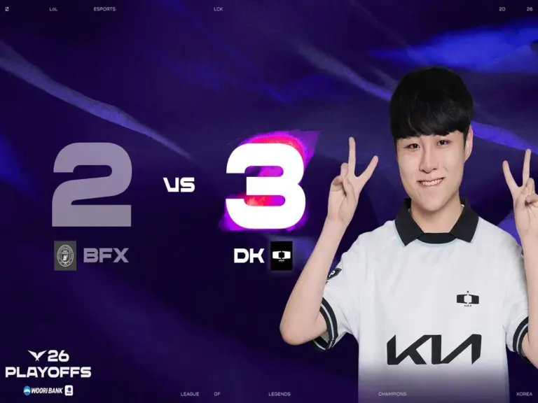 DK reverse swept BFX in the LCK Playoffs