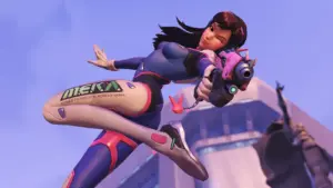 D.Va in Pilot Form in Overwatch