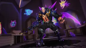 Hazard in his release trailer for Overwatch