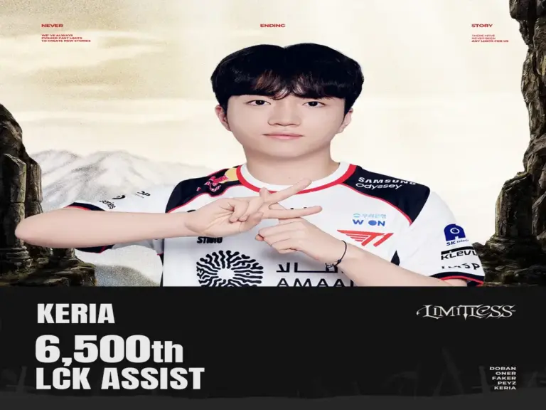 Keria earned his 6500 LCK assist against DK