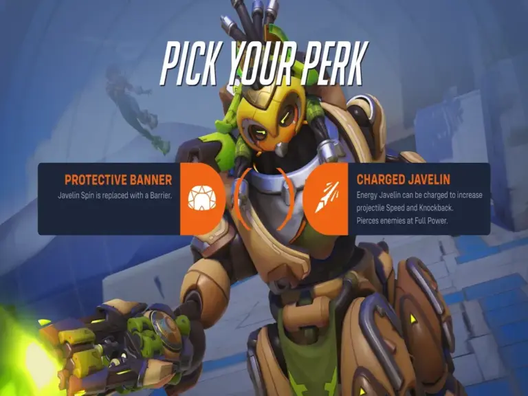 Orisa's original perks in Overwatch