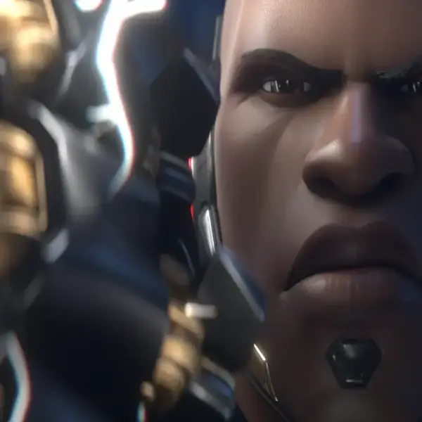 Doomfist in the Reign of Talon Cinematic for Overwatch