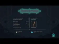 A Screenshot from Lootbound, depicting the Game Ending screen, with stats such as Monsters defeated, time spent on run, and most expensive loot piece collected.