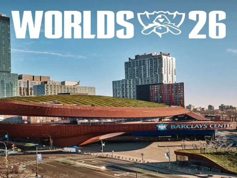 The Barclays Center home to the Worlds 2026 Grand Final