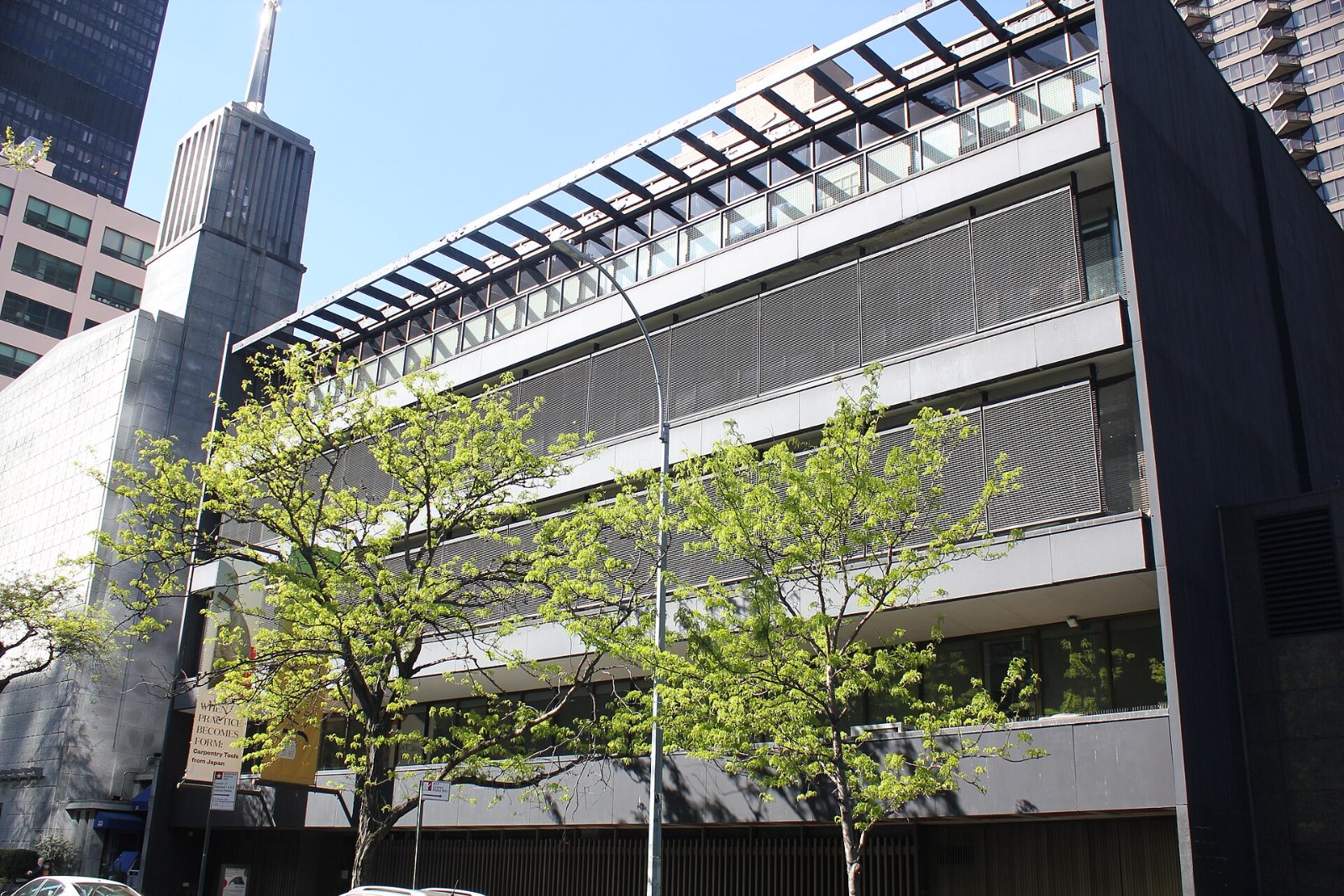 Japan Society building in Manhattan, site of the Hirayasumi anime world premiere screening