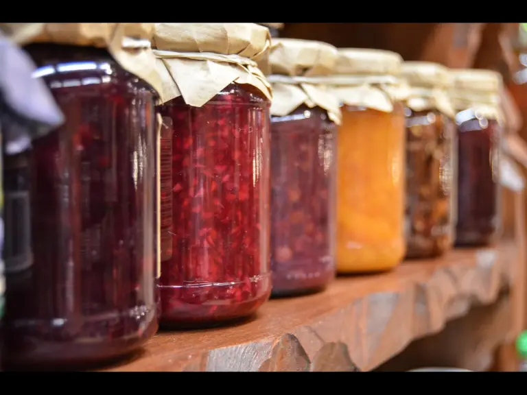 Image of artisanal jams for pairing with sunflower butter