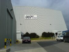 The 007 Stage at Pinewood Studios, home of the James Bond films that editor John Grover helped cut
