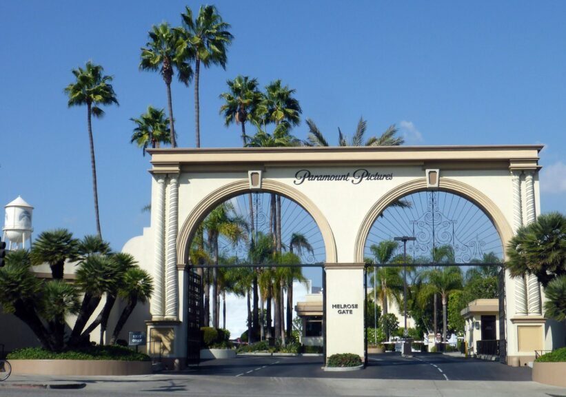 Paramount Pictures’ Melrose Gate in Los Angeles, pictured for this Paramount merger report
