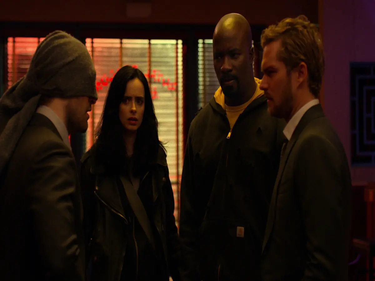 The defenders gathering together