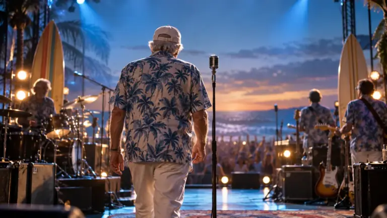 Mike Love Beach Boys stage