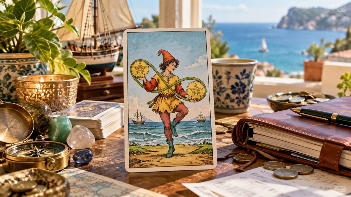 Two of Pentacles tarot meaning