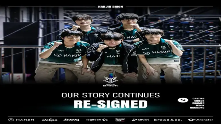 The HANJIN BRION roster re-signing