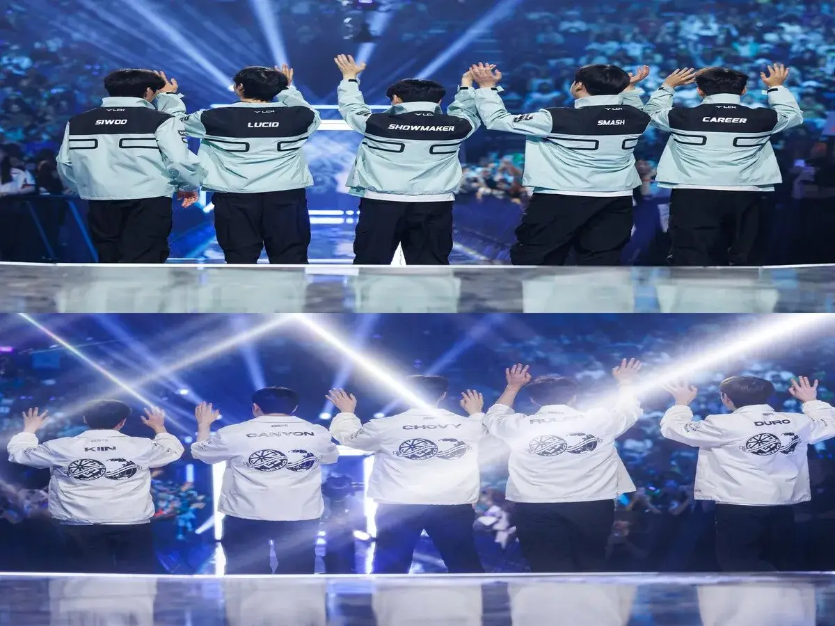 DK and Gen.G qualifying for the Worlds 2026 Bracket Stage