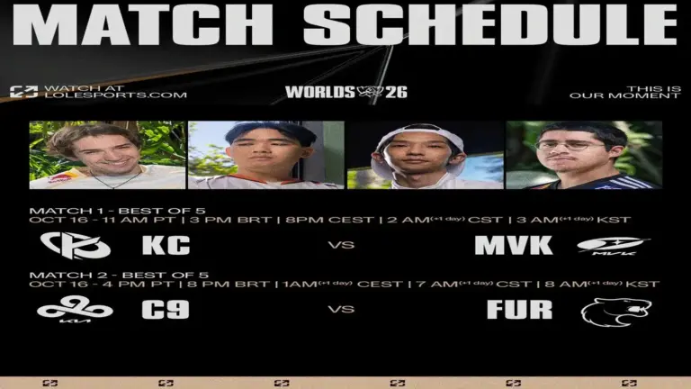 The Day 2 Schedule for Worlds 2026