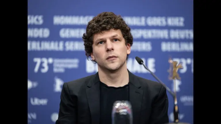 Actor Jesse Eisenberg at the Berlin Film Festival 2023