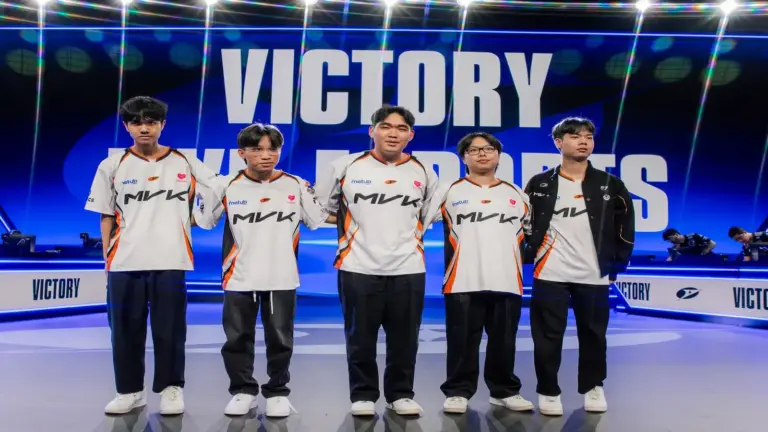 MVK celebrating their victory against FURIA at Worlds 2026