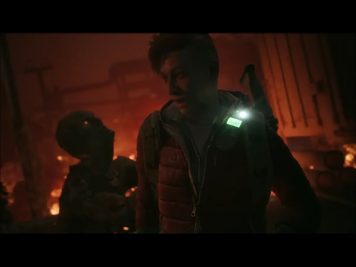 A woman stands with a zombie looming behind in Undead Labs' State of Decay 3 trailer.