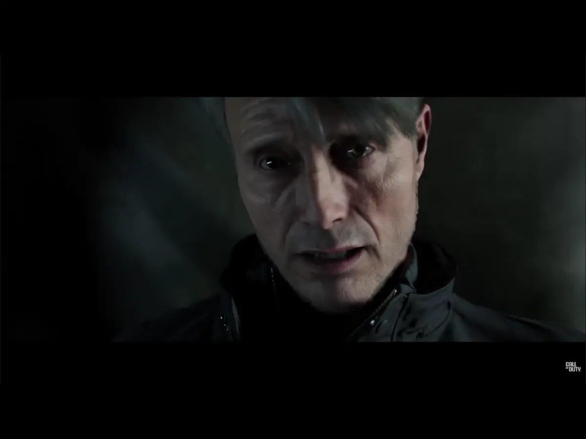 The Archer, played by Mads Mikkelsen, as the main antagonist in Call of Duty Modern Warfare 4.