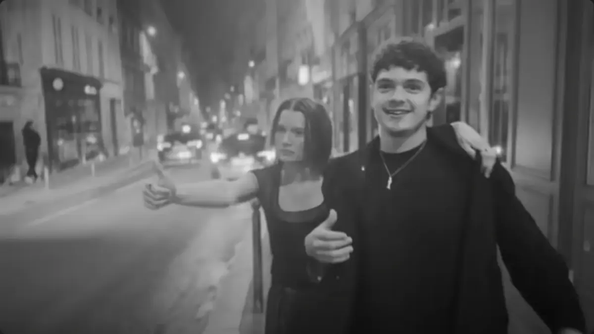 Screenshot from music video for "Lost in the Night" by Dead Man's Bones