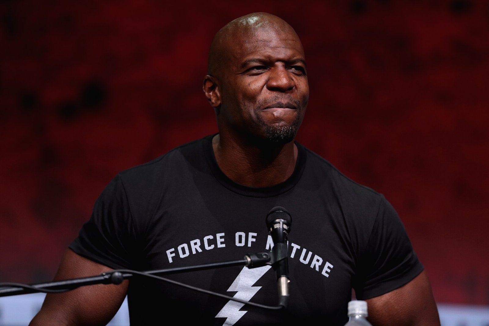 Terry Crews Roku series host speaking at San Diego Comic-Con