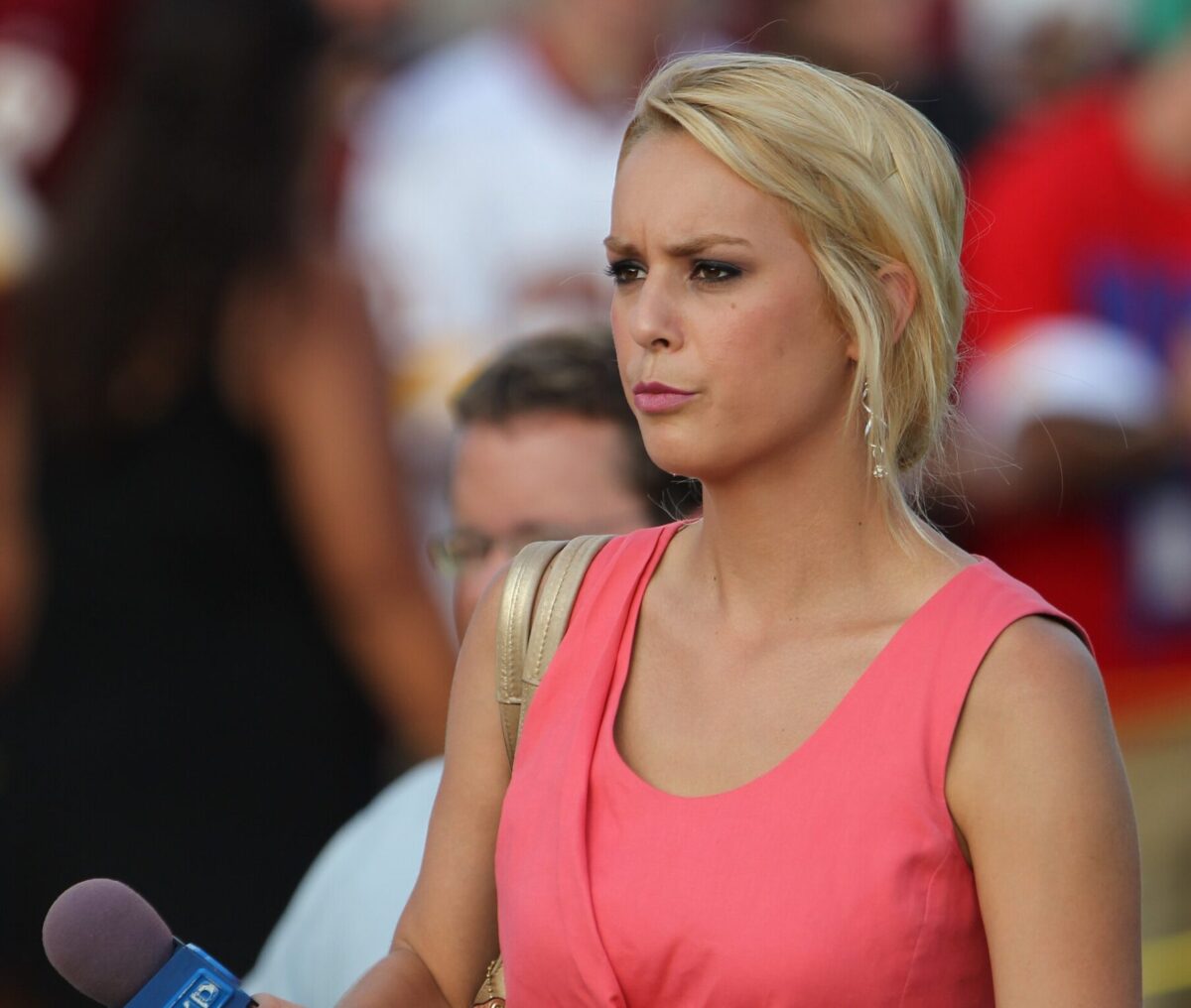 Britt McHenry drink-throwing incident - Britt McHenry Accused of Throwing Drink at Fan at NBA Game