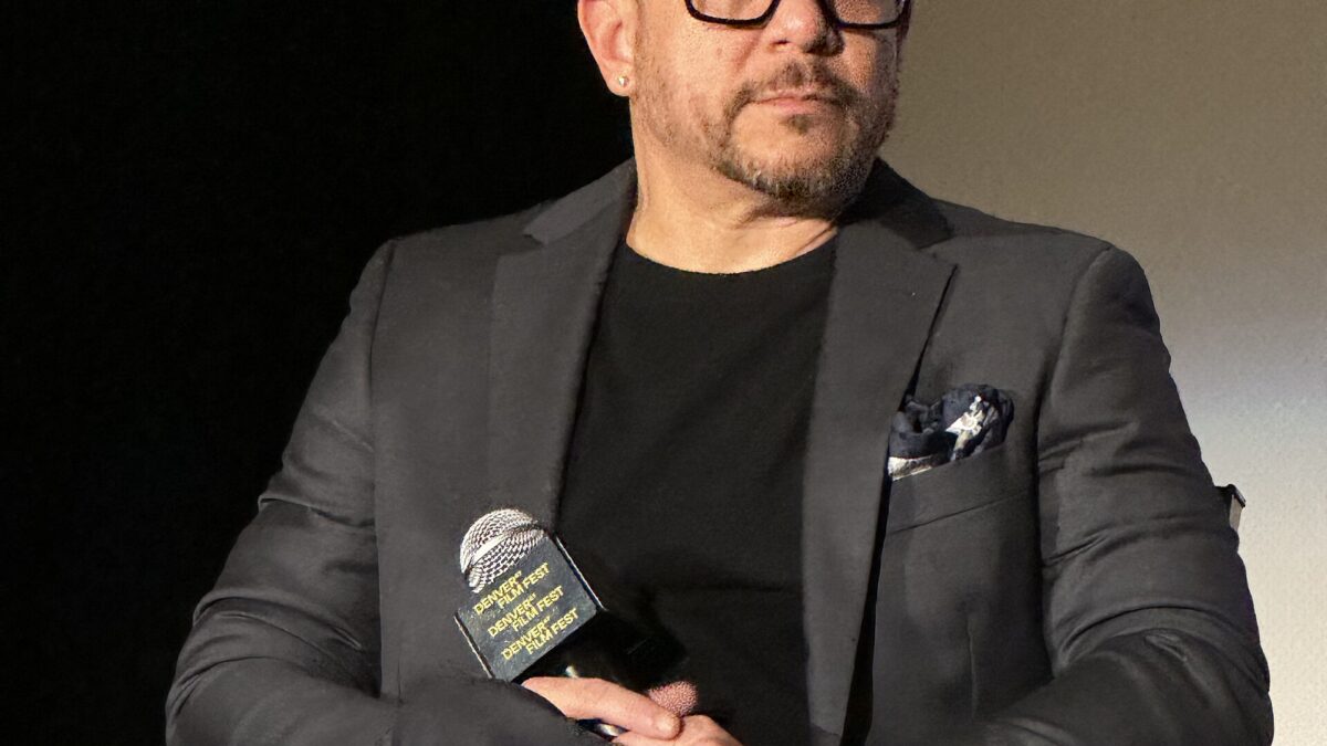 Denver Film Festival: a guest speaks at a past festival event