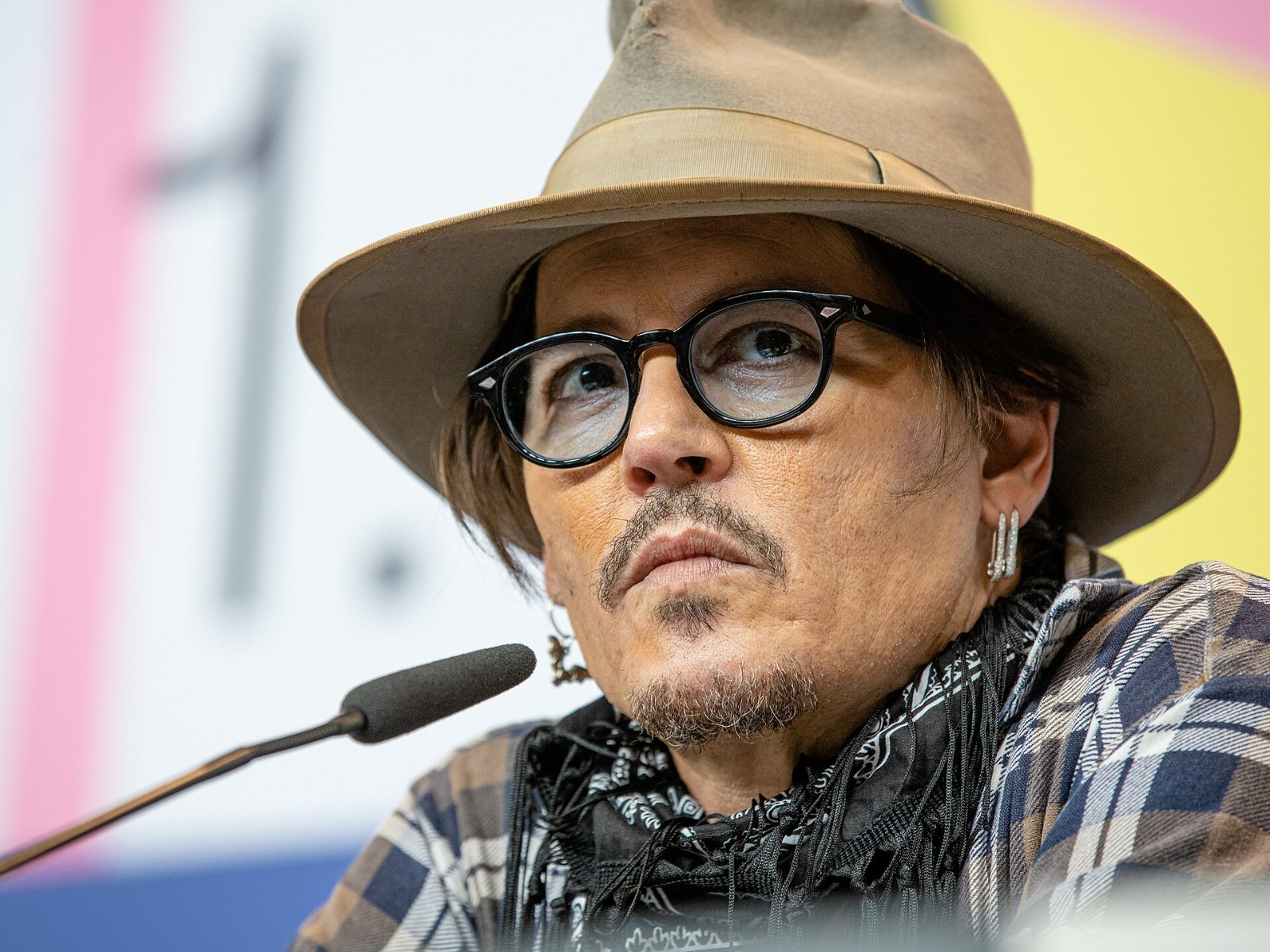 Johnny Depp, star of the Ebenezer trailer, at the Berlin International Film Festival in 2020
