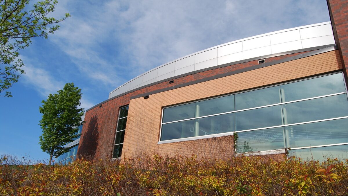 Eden Prairie High School building, where the Eden Prairie shooting happened