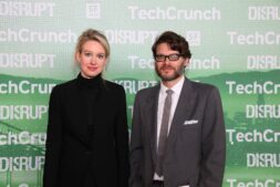 Elizabeth Holmes, subject of the Elizabeth Holmes documentary You Can See Everything, speaking at TechCrunch Disrupt in 2014