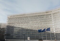 The Berlaymont building in Brussels, headquarters of the European Commission, which backed the EU in-game currency action