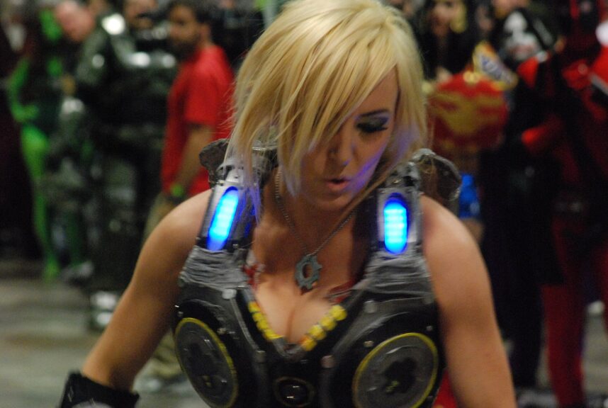 Gears of War cosplay at Comikaze Expo 2011, illustrating classic Gears of War: E-Day features fans are missing