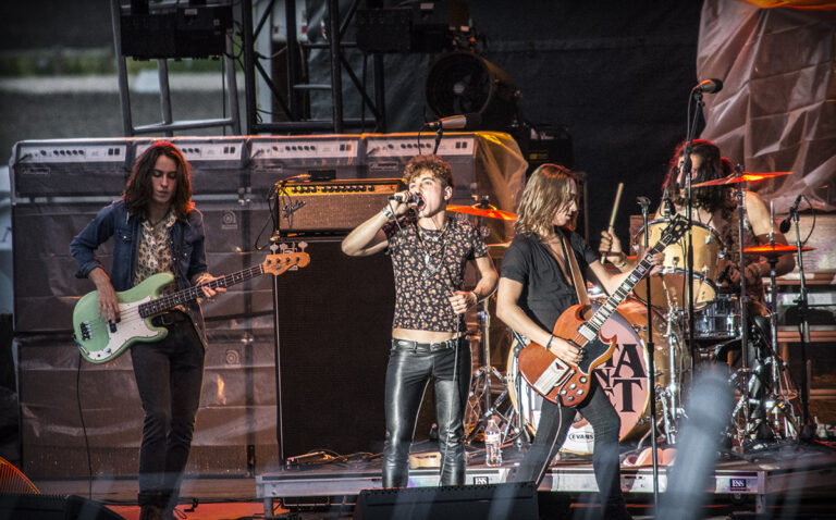 Greta Van Fleet performing on stage ahead of the Greta Van Fleet 2027 tour