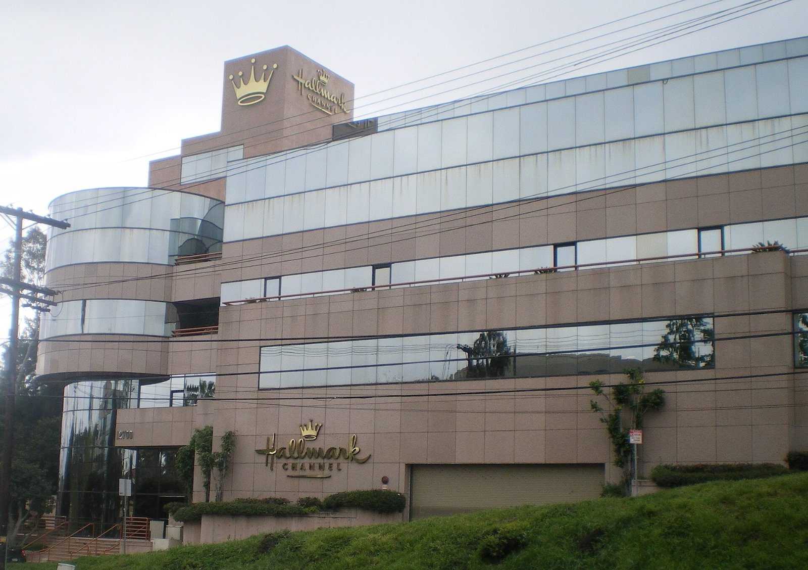 Hallmark Channel headquarters on Ventura Boulevard in Studio City, California, the network airing the Hallmark October movies lineup