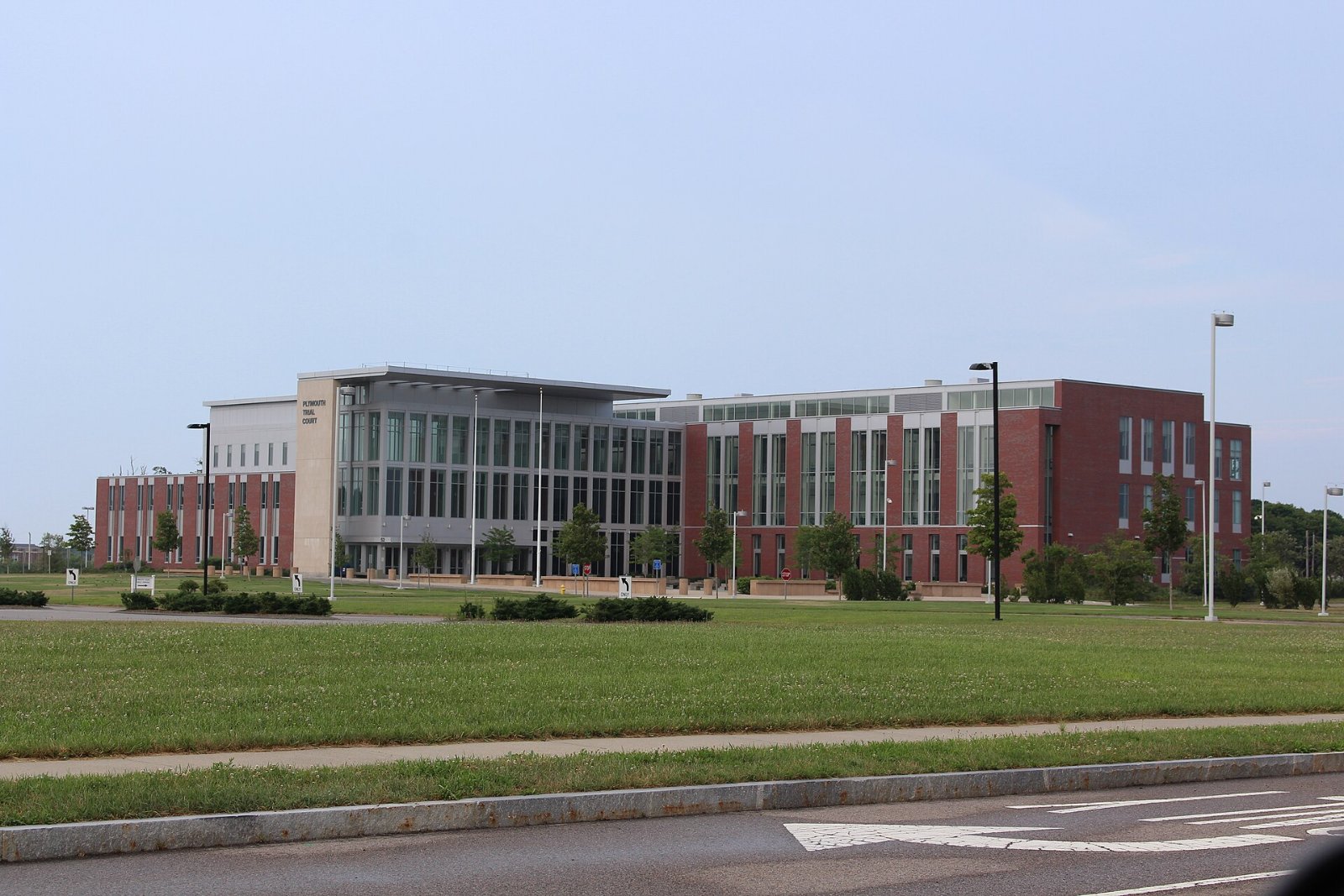 The Plymouth Trial Court in Plymouth, Massachusetts, where the Lindsay Clancy case is being heard in Plymouth Superior Court