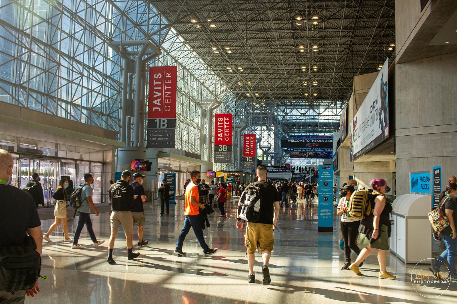Fans walk through the Javits Center during New York Comic Con 2021; the Lloromannic Funko Pop set debuts at the 2026 convention
