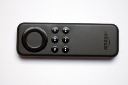 A streaming device remote control, used to illustrate October 2026 streaming premieres and finales