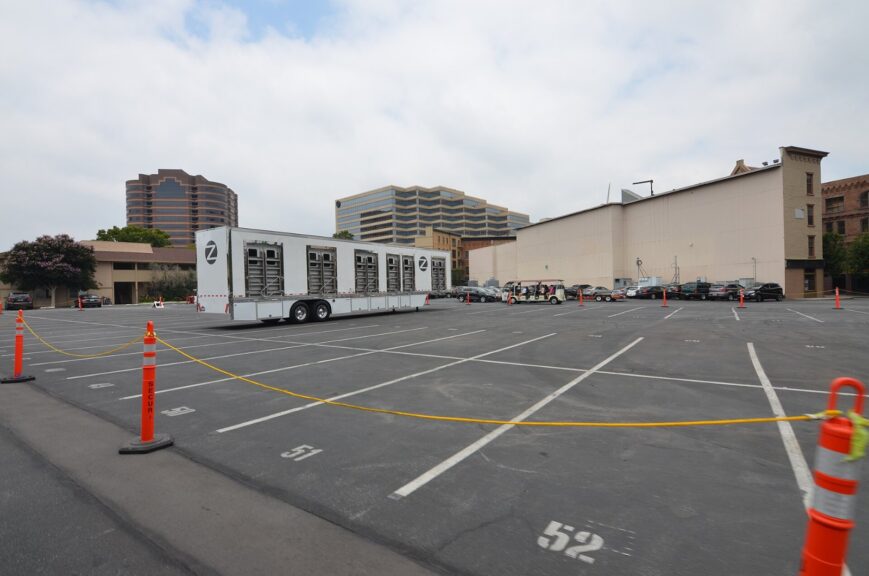 Warner Bros. Studios in Burbank, California, pictured for the Clockwork film label report