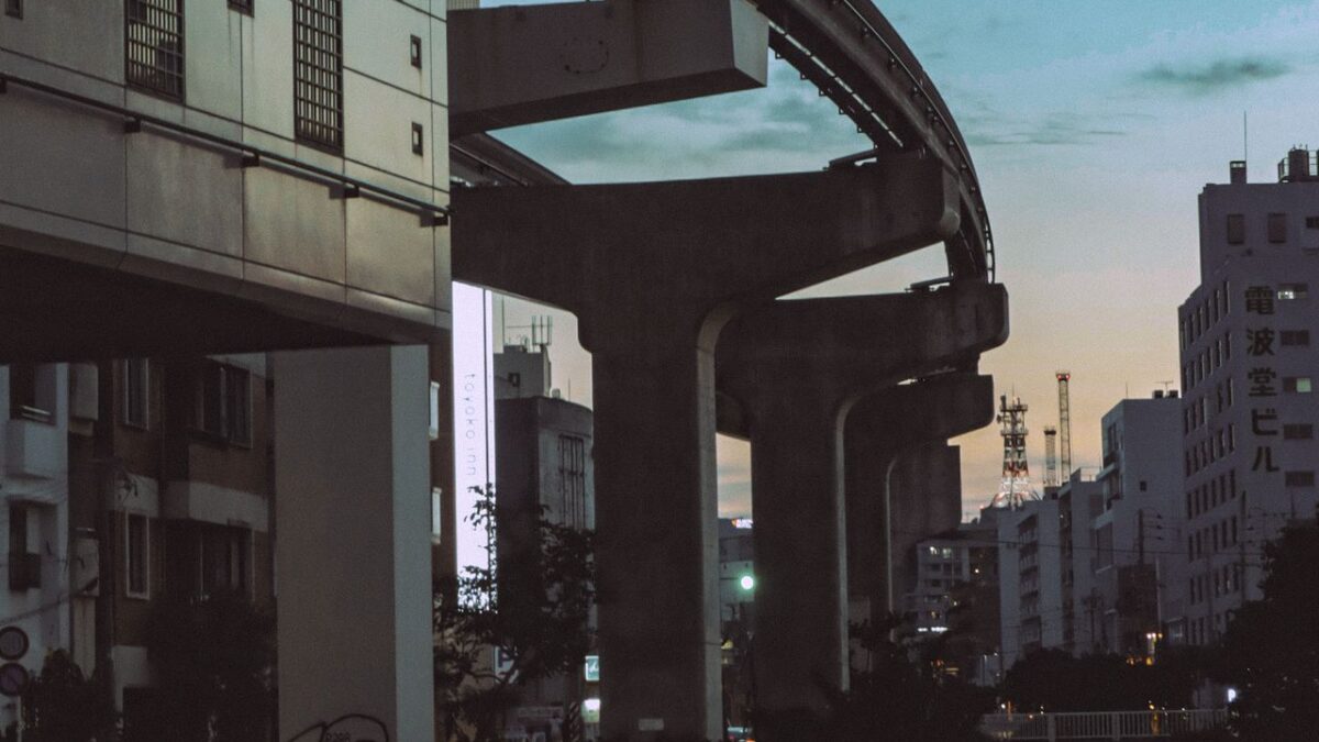 Naha cityscape and monorail illustrating Okinawa Marine arrest coverage